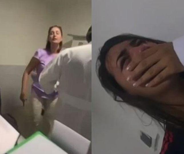 MULHER É AGREDIDA POR ESPOSA DE MÉDICO DURANTE CONSULTA GINECOLÓGICA - VEJA VÍDEO