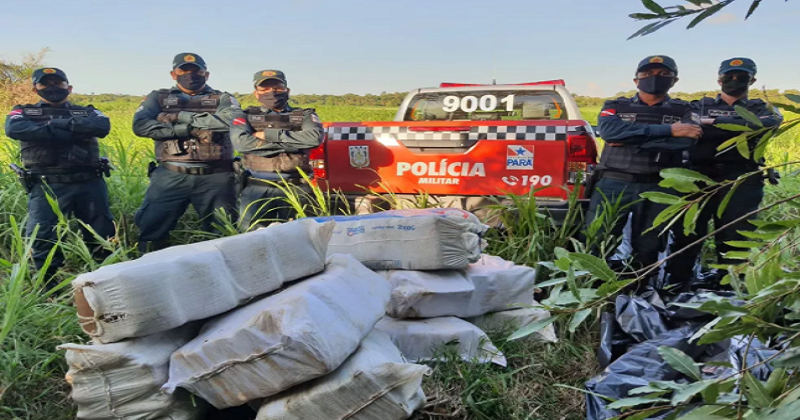 Comando regional da PM no Baixo Amazonas bate recorde de apreensão de drogas e prisões de traficantes no Pará
