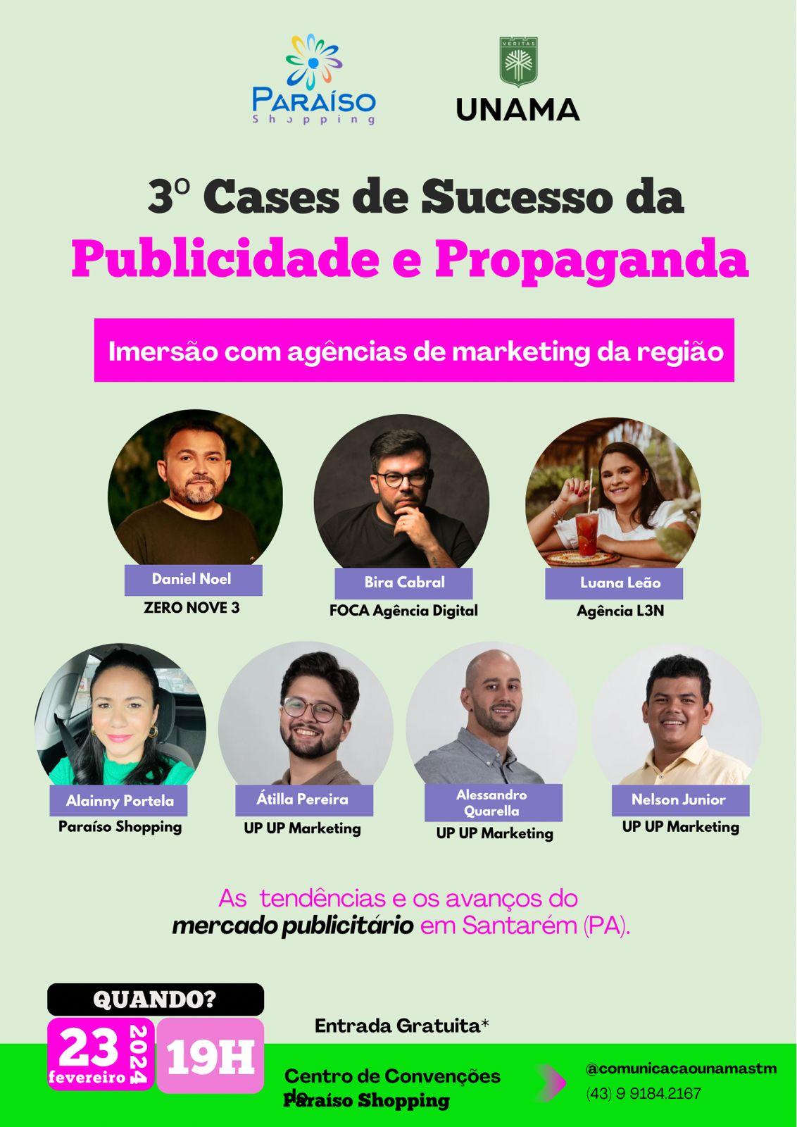 UNAMA PROMOVE AULA INAUGURAL  DE PUBLICIDADE E PROPAGANDA