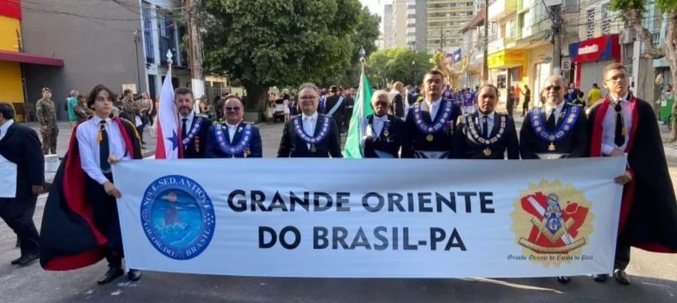 DESFILE DE 7 DE SETEMBRO EM BELÉM  REÚNE MAÇONARIA (GOB e GL) E ORDENS PARAMAÇÔNICAS