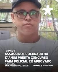 ASSASSINO PROCURADO  A 17 ANOS PRESTA CONCURSO PARA POLICIAL E É APROVADO