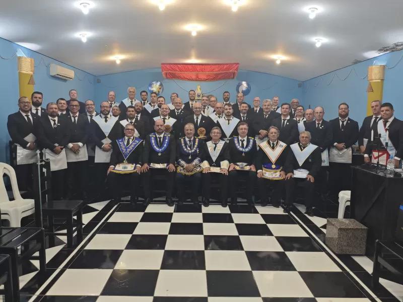 EMINENTE GRÃO MESTRE LUIZ SCHWIRCH DO GRANDE ORIENTE DO PARÁ VISITA  MT