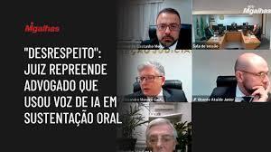 ADVOGADO EM SUSTENTAÇÃO ORAL, USANDO INTELIGÊNCIA PAQUIDÉRMICA É REPREENDIDO PELO MAGISTRADO