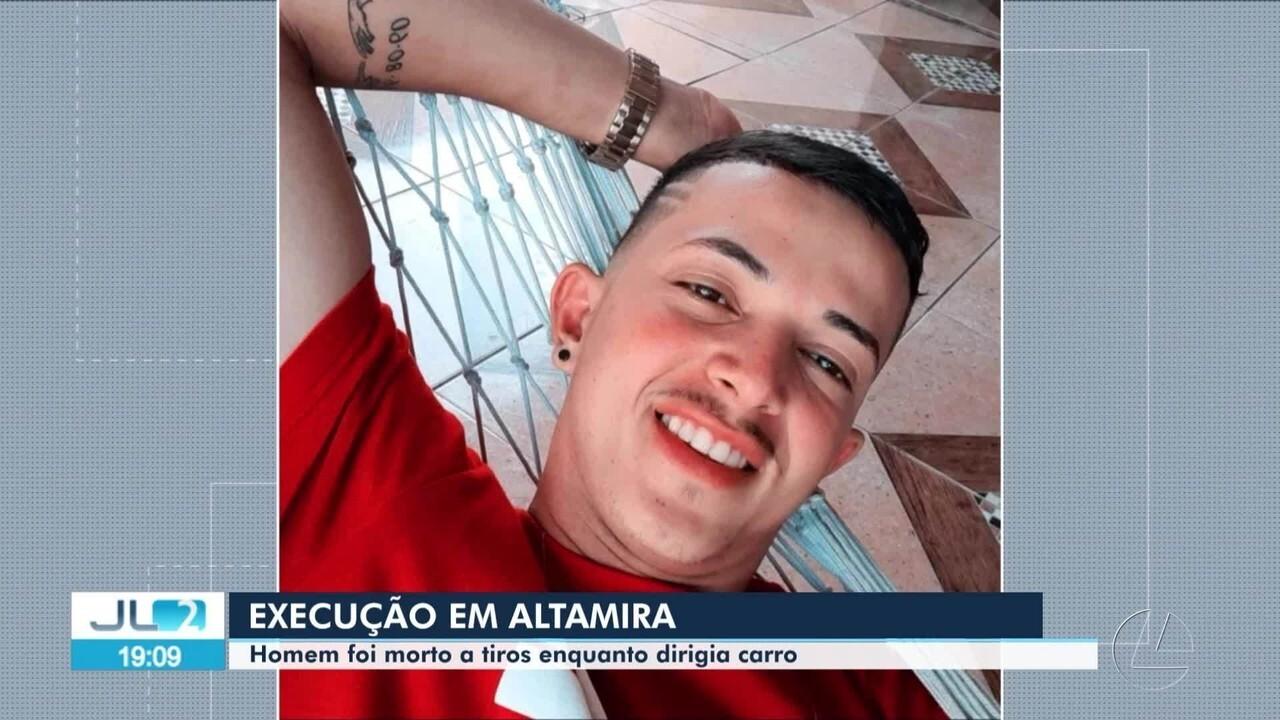 JOVEM É EXECUTADO A TIROS ENQUANTO DIRIGIA NO CENTRO DA CIDADE DE ALTAMIRA
