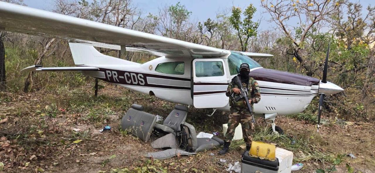 AERONAVE  FURTADA EM NOVO PROGRESSO ENCONTRADA NA BOLÍVIA, É RECUPERADA