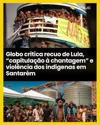 GLOBO CRITICA RECUO DE LULA 'CAPITULAÇÃO À CHANTAGEM