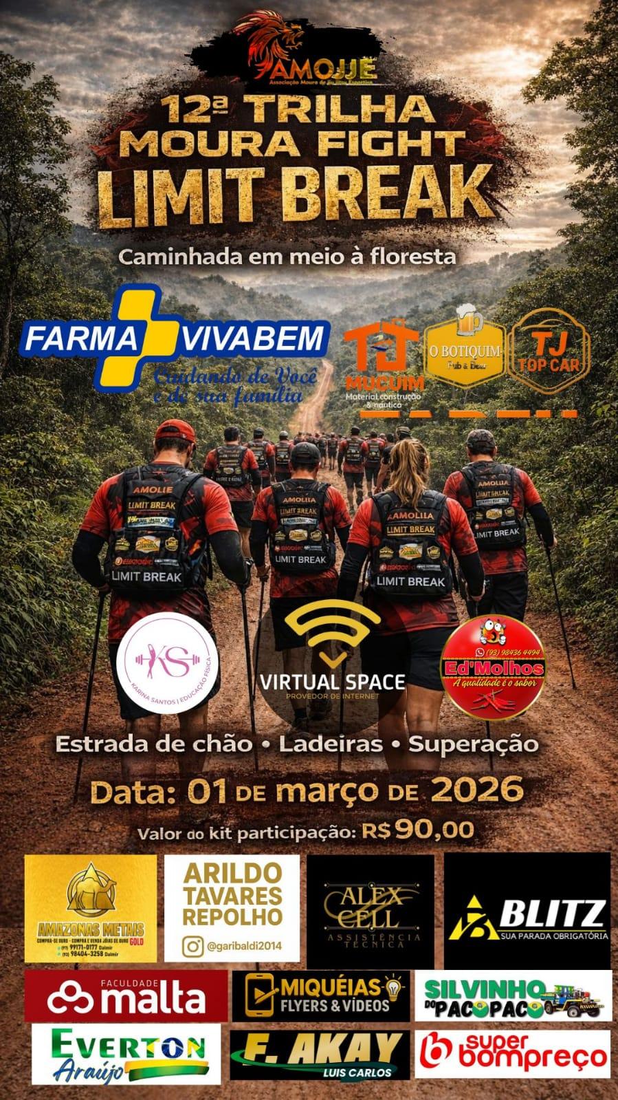 NATUREZA E SUPERAÇÃO: TRILHA ECOLÓGICA CELEBRA 19 ANOS  DA ACADEMIA MOURA FIGHT