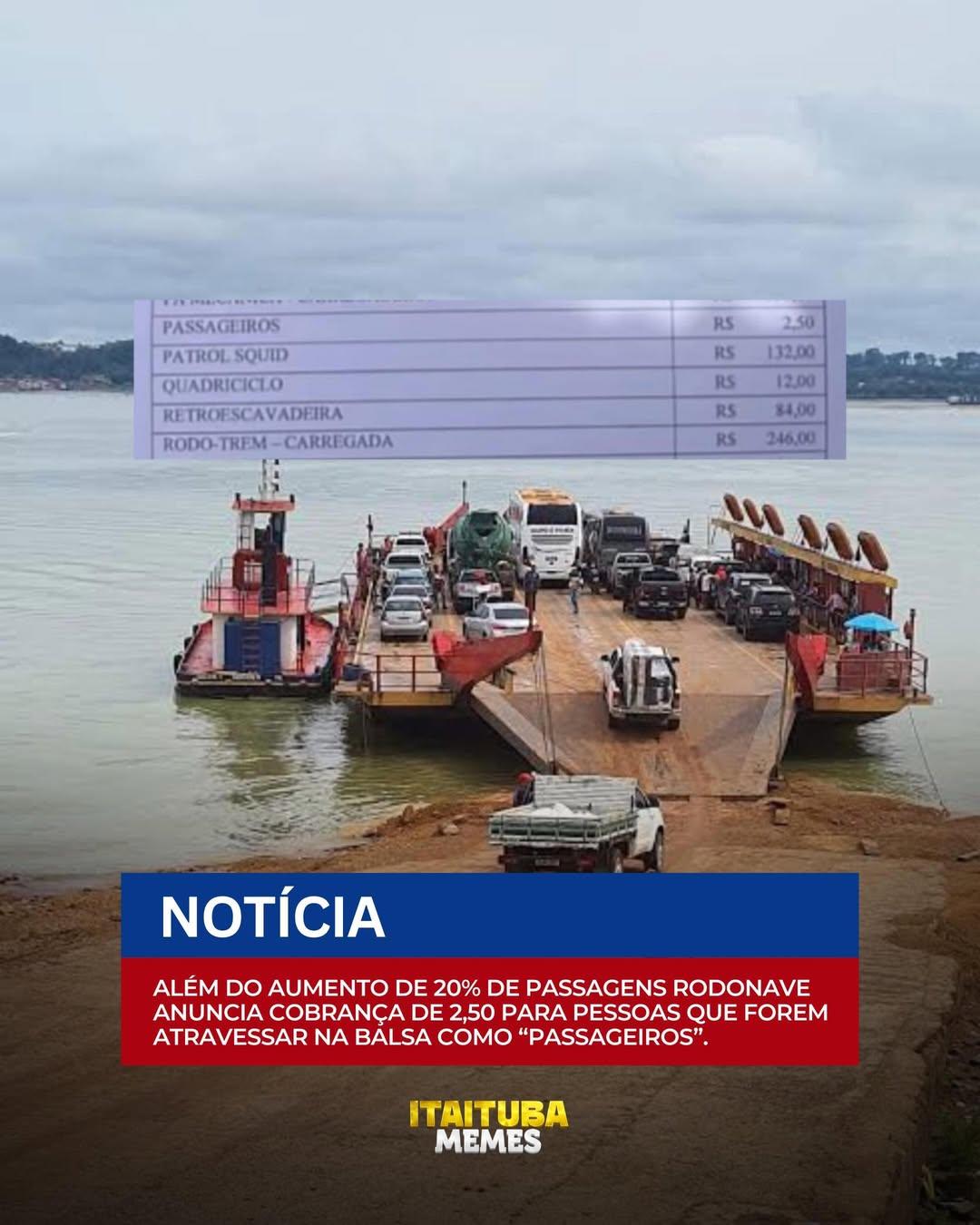 Tabela da RODONAVE não dispensará sem a demanda reprimida da população