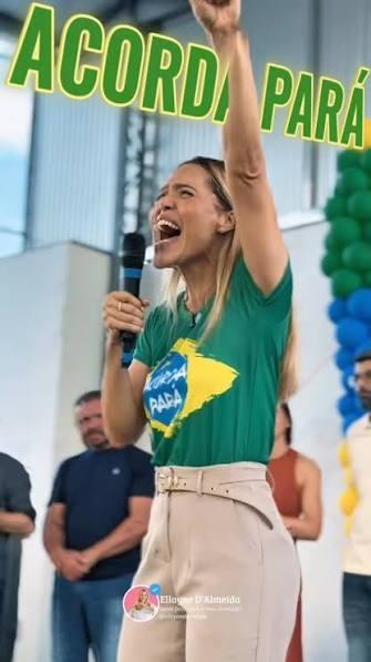 EM CONVENÇÃO, ELLAYNE  D'ALMEIDA FAZ  APELO POR UM NOVO PARÁ E EMOCIONA APOIADORES AO DEFENDER OS EXCLUIDOS