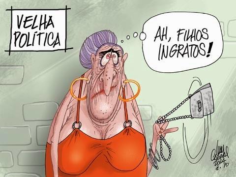 A velha politica  ficando velha