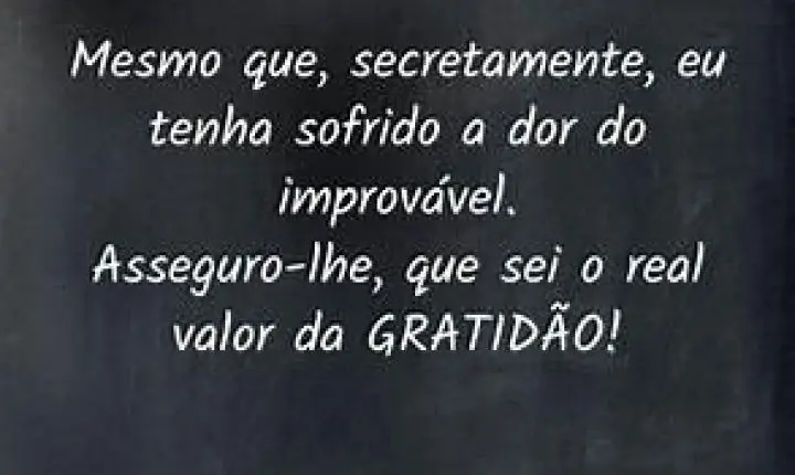 GRATIDÃO: QUANDO AS PALAVRAS DÃO LUGAR À EMOÇÃO